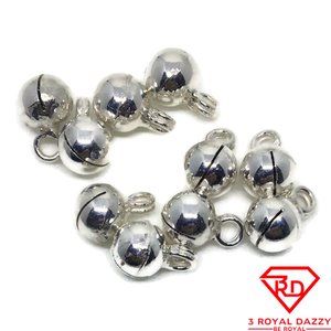 Handcraft sphere bells small 10 pcs jewelry making